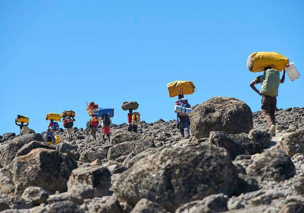 Kilimanjaro porters the unsung heroes of the mountain