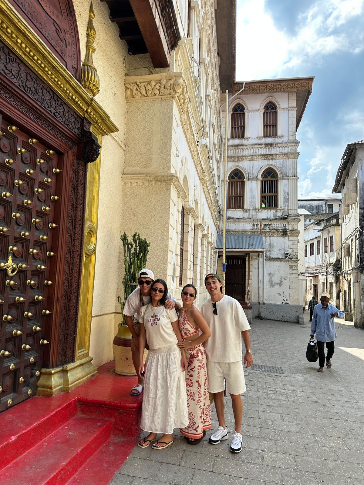 Pablo and friends in Zanzibar